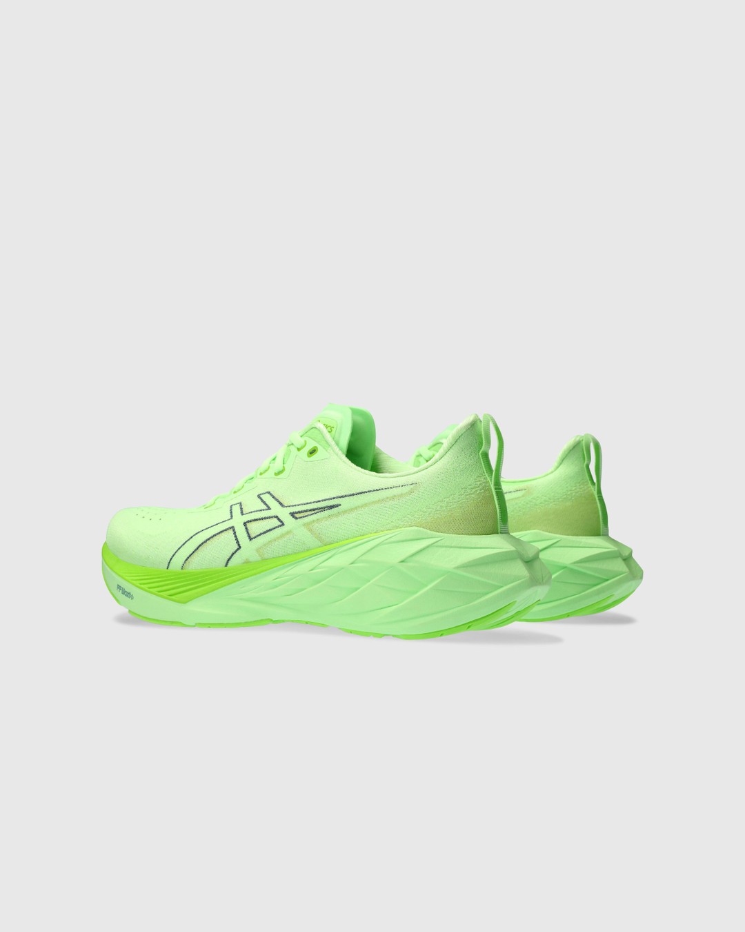 Asics lime green running shoes hotsell